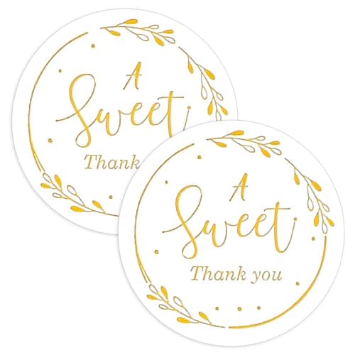 Gold Foil Thank-You Seals