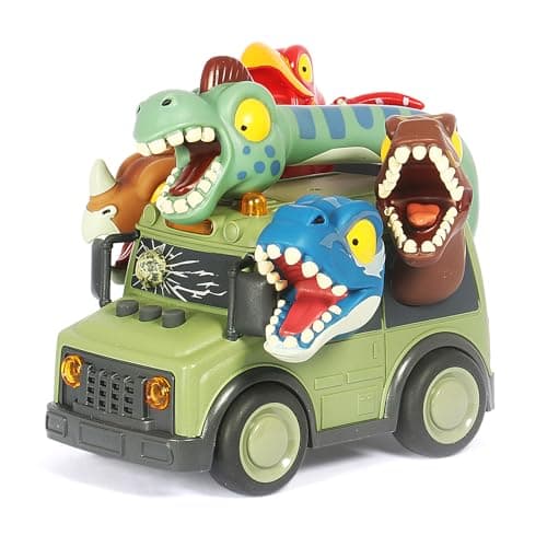 Dino Friction School Bus