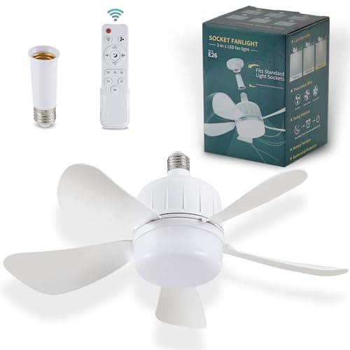 Socket Fan Light