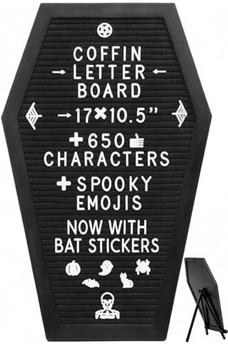 Nomnu Coffin Letter Board