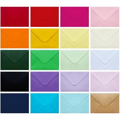Multicolor 4x6 Envelopes
