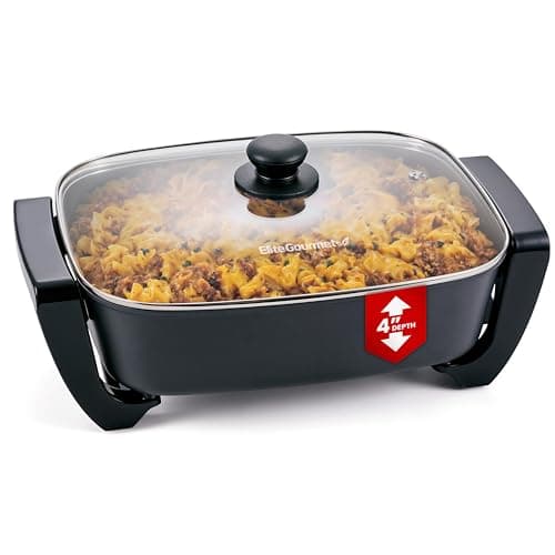 Elite Gourmet Deep Skillet