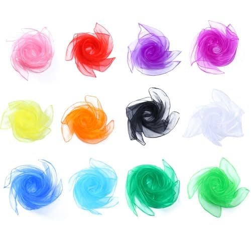 Colorful Silk Scarves