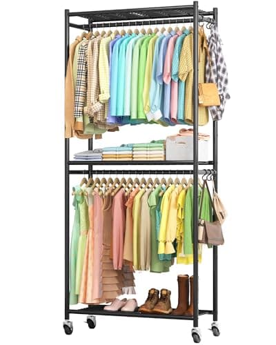Multi-Shelf Garment Rack