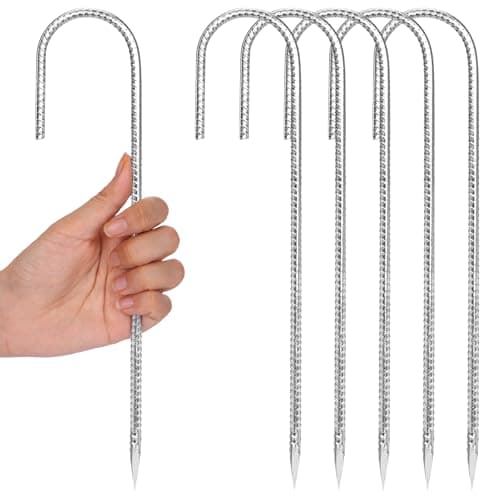 12 Inch J-Hook Stakes