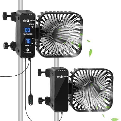 DAOTAILI 2-Pack Grow Tent Fan