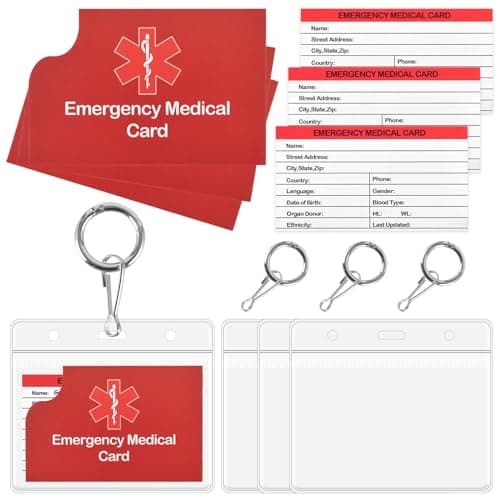 Foldable Emergency Card