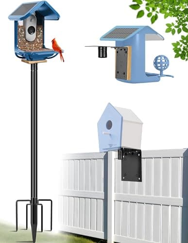 Metal Bird House Pole