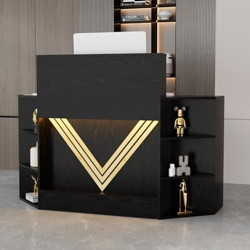 LED-Powered Reception Desk