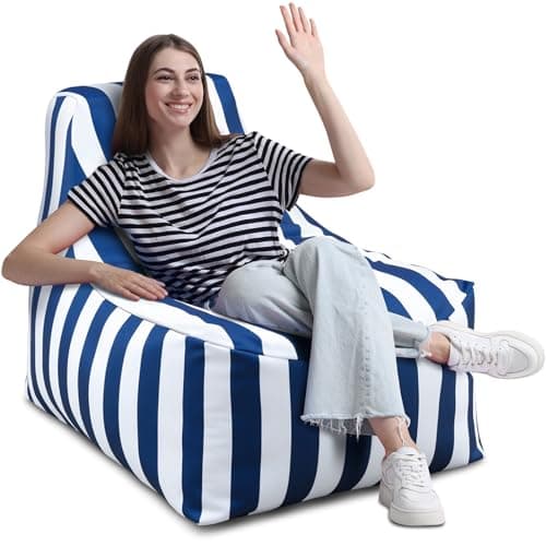 Striped Marine Bean Bag