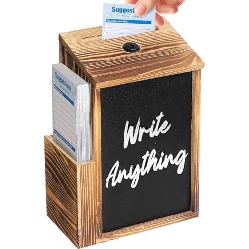 Rustic Wooden Suggestion Box
