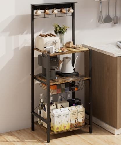 Compact Corner Coffee Rack