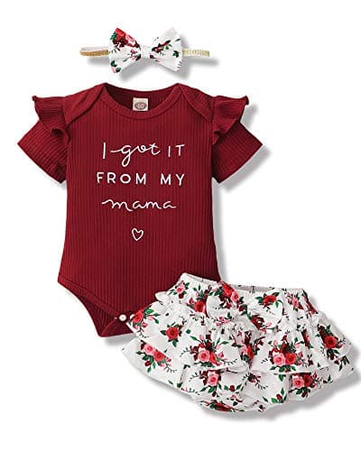 Newborn Ruffle Romper Set