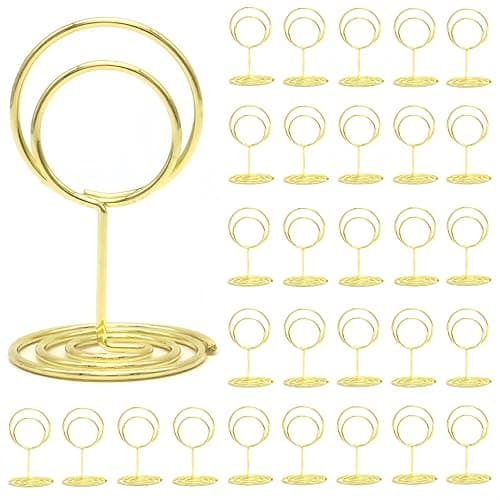 Gold Wire Place Clips