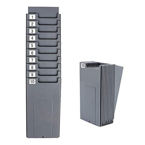 10-Slot Time Card Rack