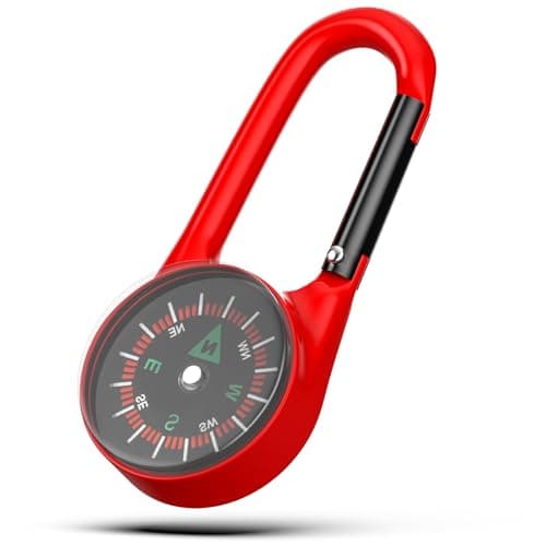 Clip-On Keychain Compass