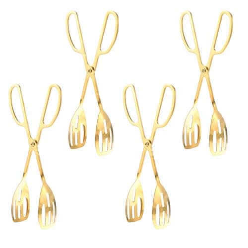 Dimeho Gold Serving Tongs