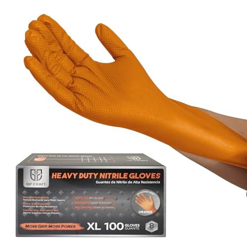 8mil Orange Nitrile