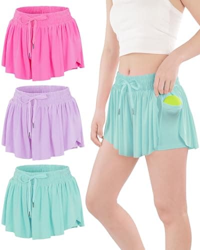 Pocketed Butterfly Shorts
