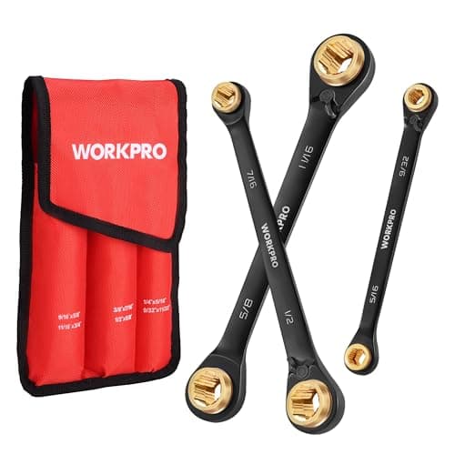 12-Size Ratcheting Wrench Set
