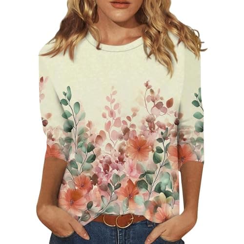 Floral 3/4 Tee