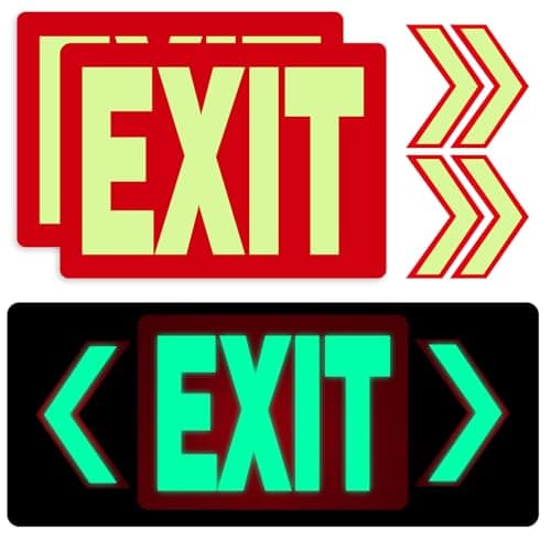 Glow Exit Decals