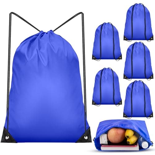 6-Pack Drawstring Bags