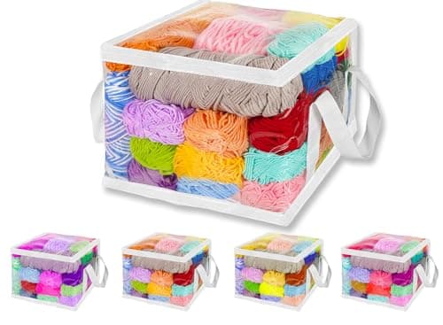 Clear Yarn Storage Bags