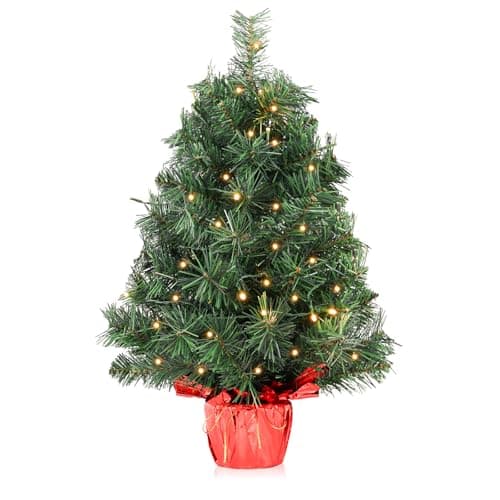 Mini Pre-Lit Xmas Tree