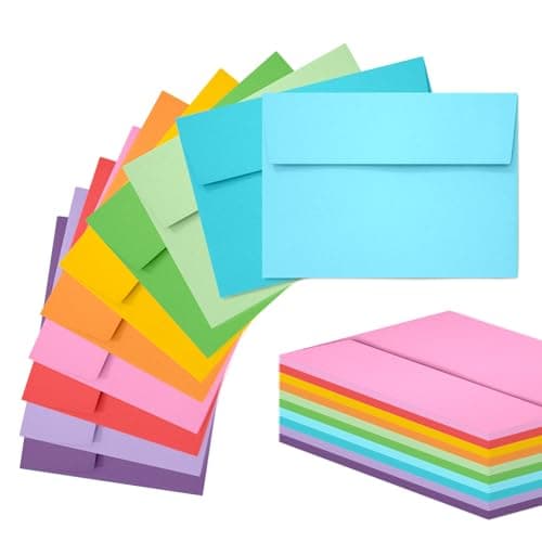 Vibrant A7 Colored Envelopes