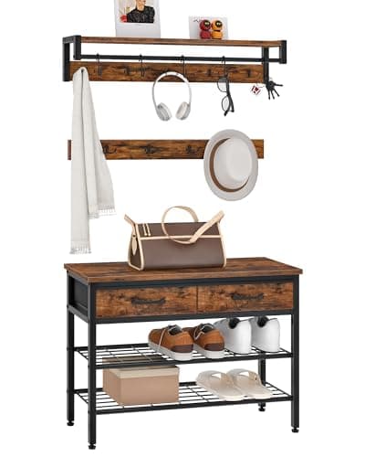 Rustic Industrial Hall Tree