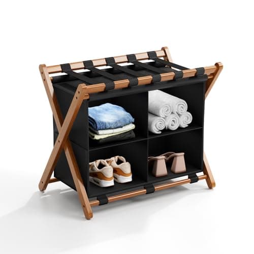 Bamboo Rack with Storage