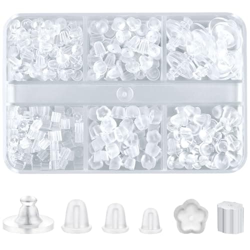 600-Pack Silicone Backs