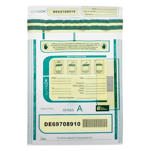 CONTROLTEK Tamper Deposit Bags