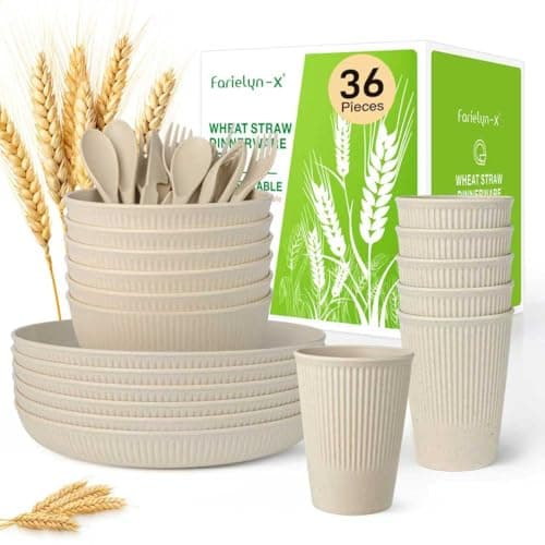 Eco-Friendly Wheat Straw Set