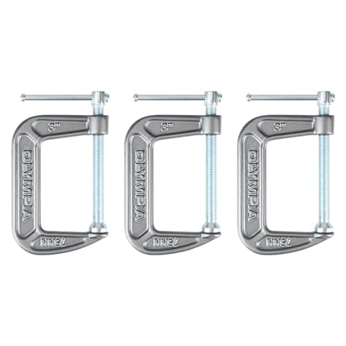 3-Inch Heavy-Duty C-Clamps