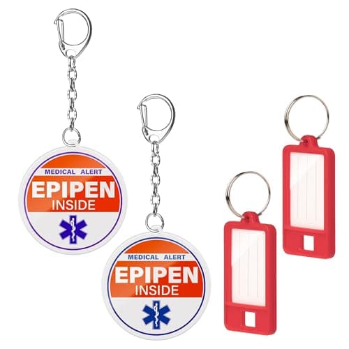 EpiPen Keychain Tag