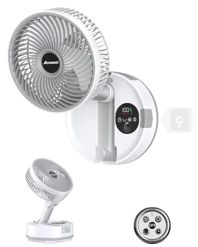 Rechargeable Wall Mount Fan