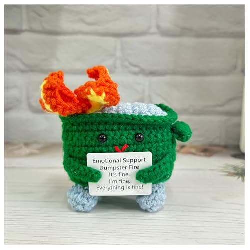 Cozy Dumpster Fire Plush
