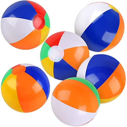 6-Pack Mini Beach Balls
