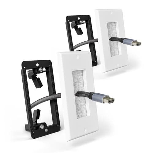 Brush Cable Wall Plate