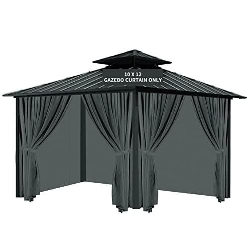 Tngan Gazebo Replacement Curtains