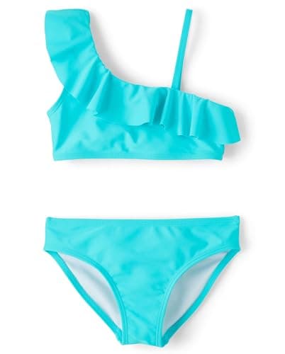 Teal Ruffle Bikini