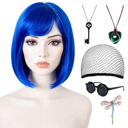 Blue Wig Accessory Set