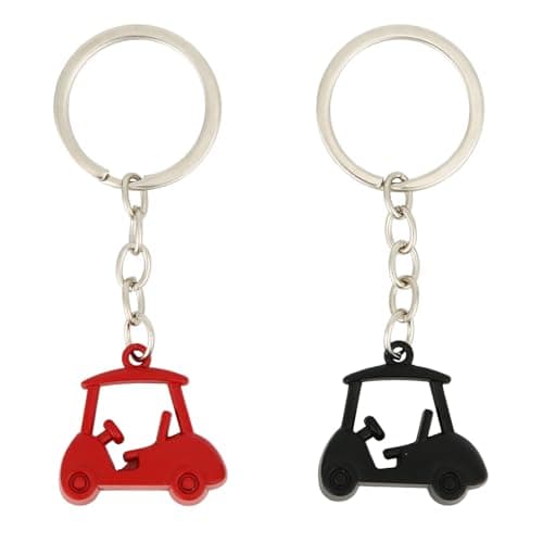 Golf Cart Keychain Duo