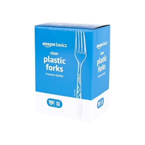 Clear Disposable Forks