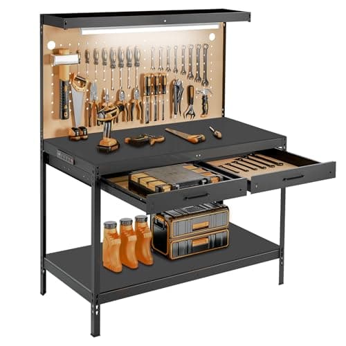 Steel Garage Workbench