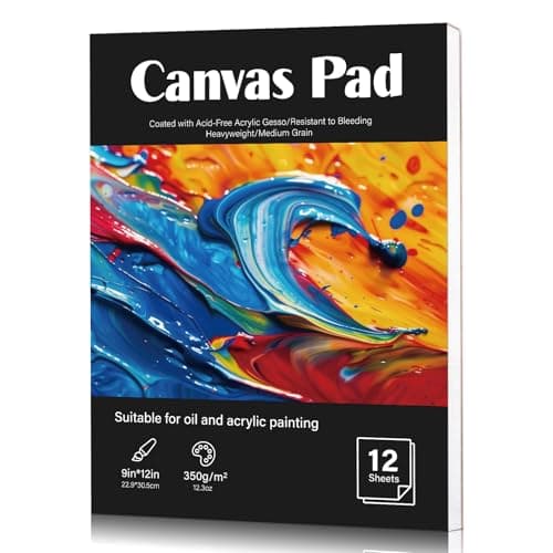 9x12 Canvas Paper Pad