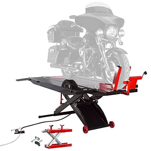 Black Widow Pneumatic Motorcycle Lift