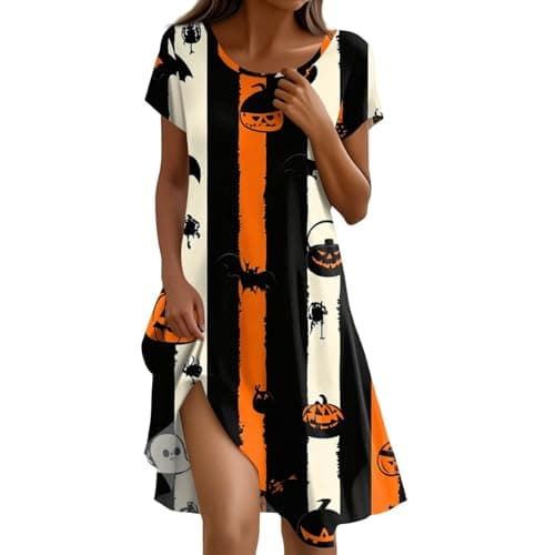 Casual Crewneck T‑Dress